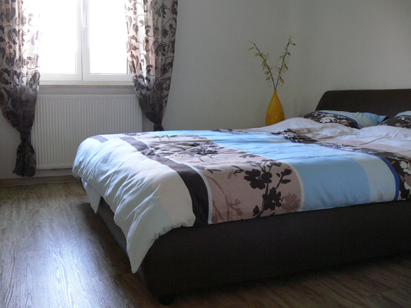 Zweites Schlafzimmer mit Doppelbett